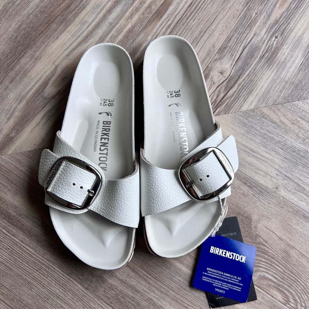 Birkenstock Madrid Big Buckle White 38